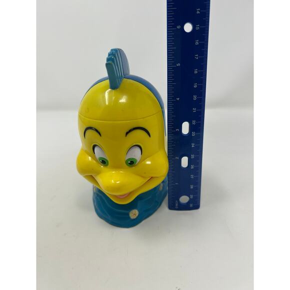 Disney Little Mermaid Flounder Fish Cup with Lid - Picture 7 of 8